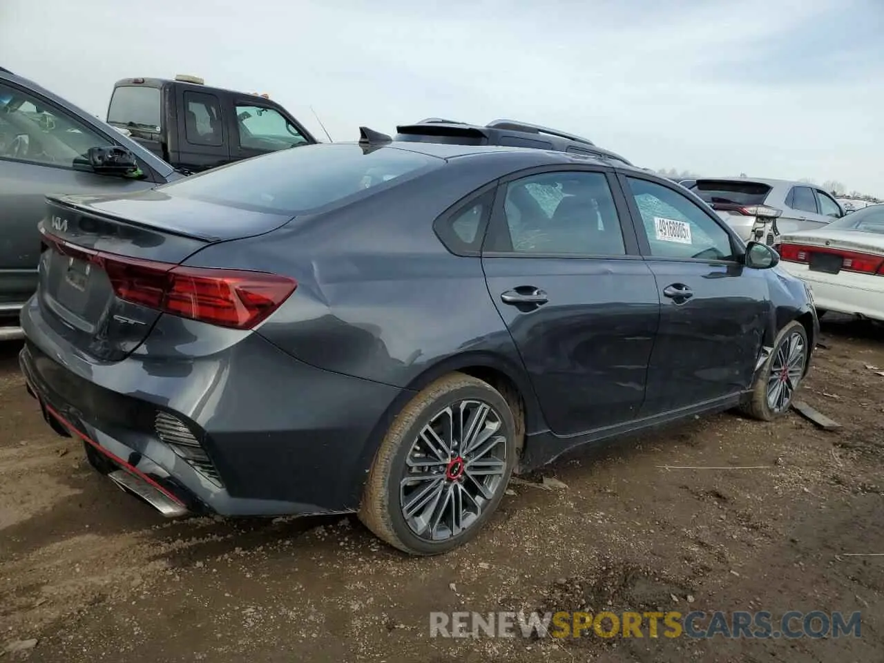 3 fotografías del automóvil dañado 3KPF44ACXPE604445 KIA FORTE 2023