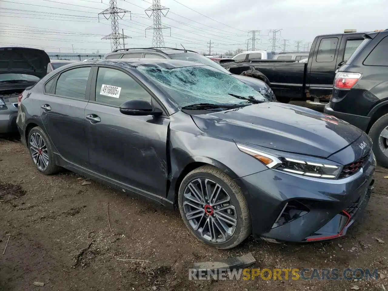 4 fotografías del automóvil dañado 3KPF44ACXPE604445 KIA FORTE 2023