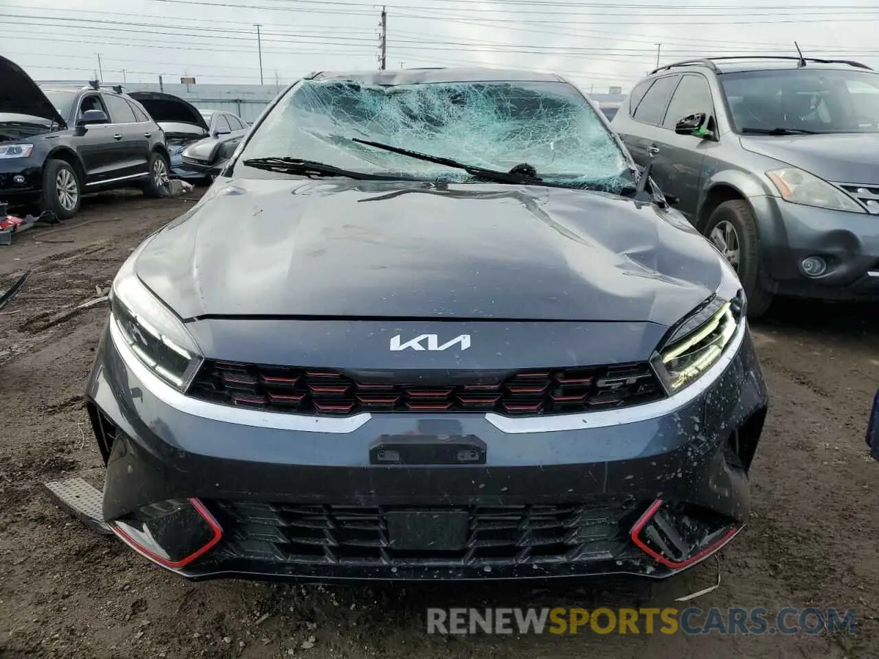 5 fotografías del automóvil dañado 3KPF44ACXPE604445 KIA FORTE 2023