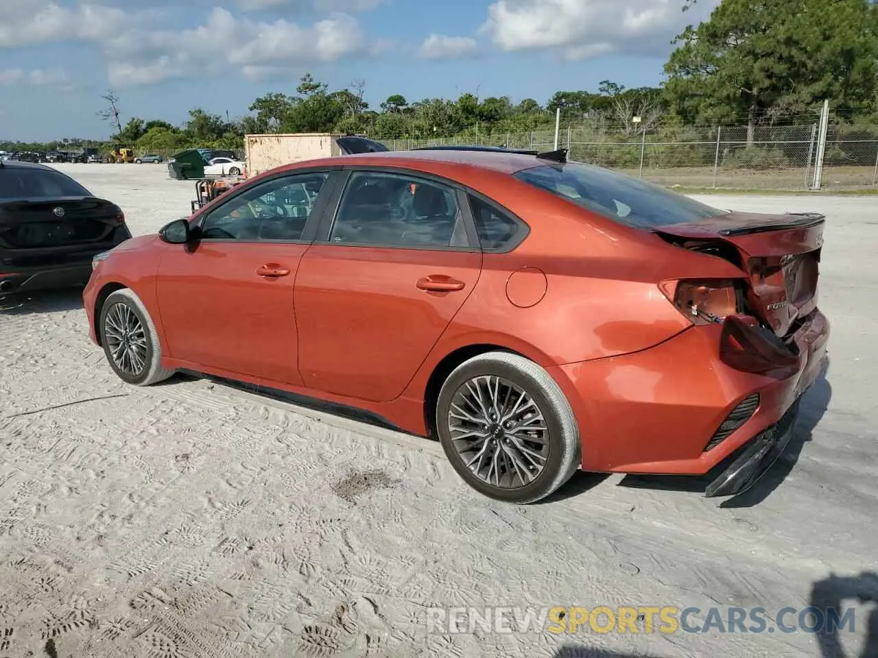 2 fotografías del automóvil dañado 3KPF54AD2PE607250 KIA FORTE 2023