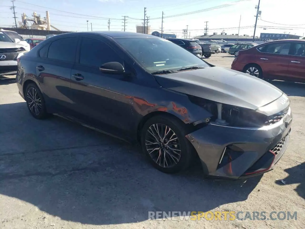 4 fotografías del automóvil dañado 3KPF54AD3PE596551 KIA FORTE 2023