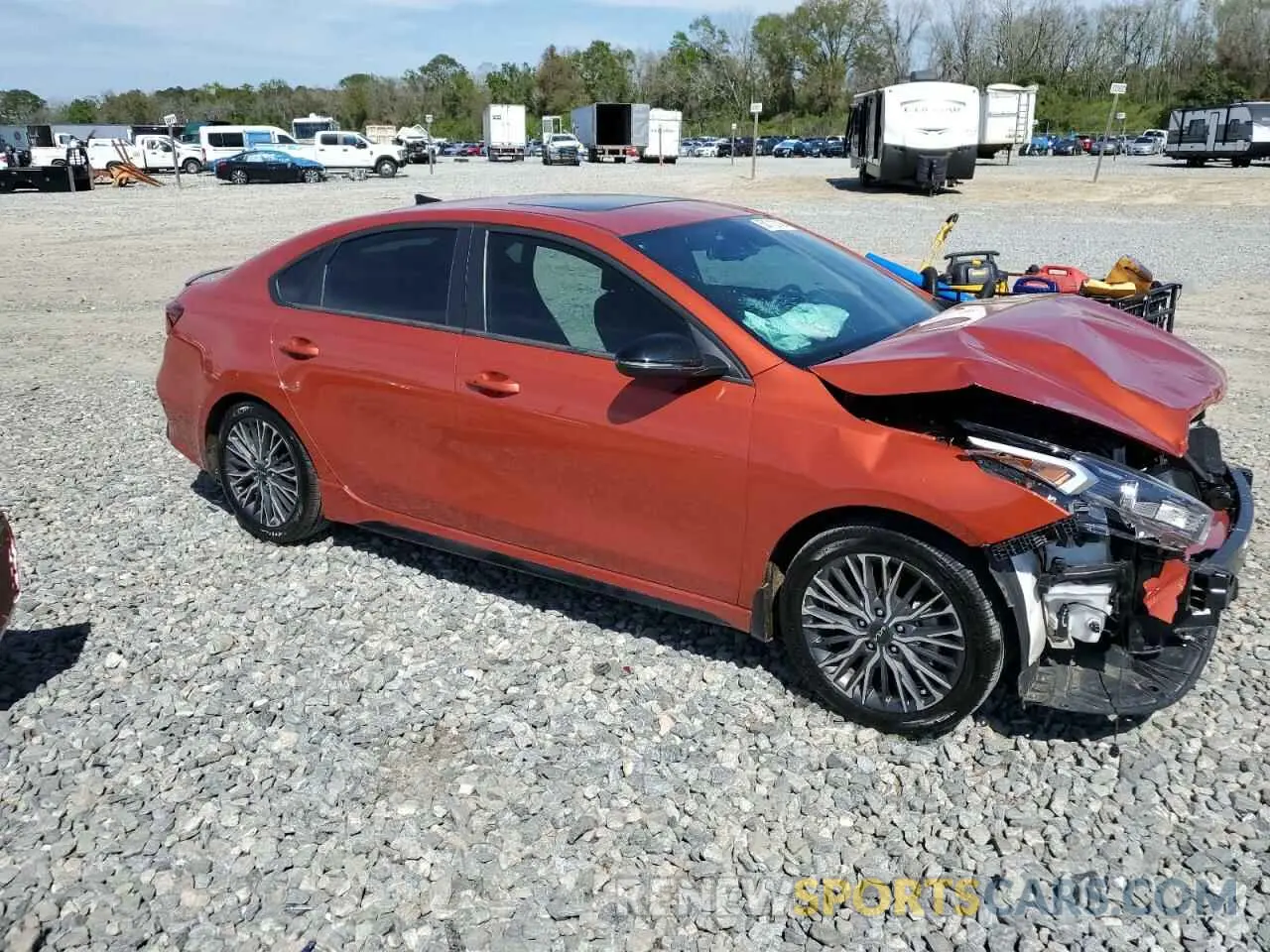 4 fotografías del automóvil dañado 3KPF54AD3PE652097 KIA FORTE 2023