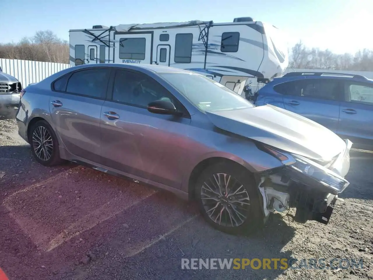 4 fotografías del automóvil dañado 3KPF54AD4PE561596 KIA FORTE 2023