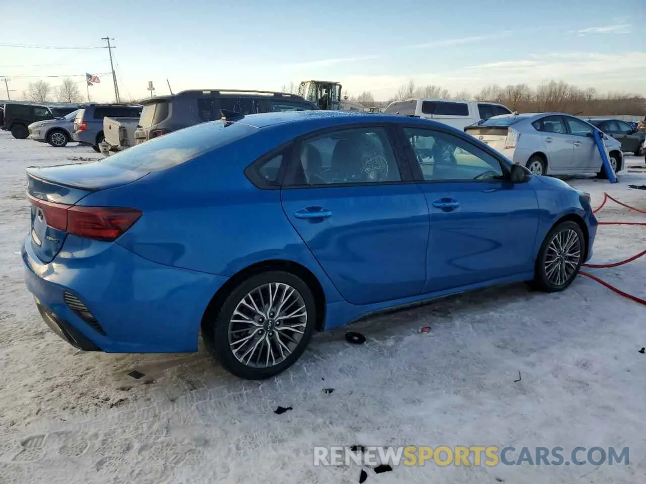 3 fotografías del automóvil dañado 3KPF54AD7PE525045 KIA FORTE 2023