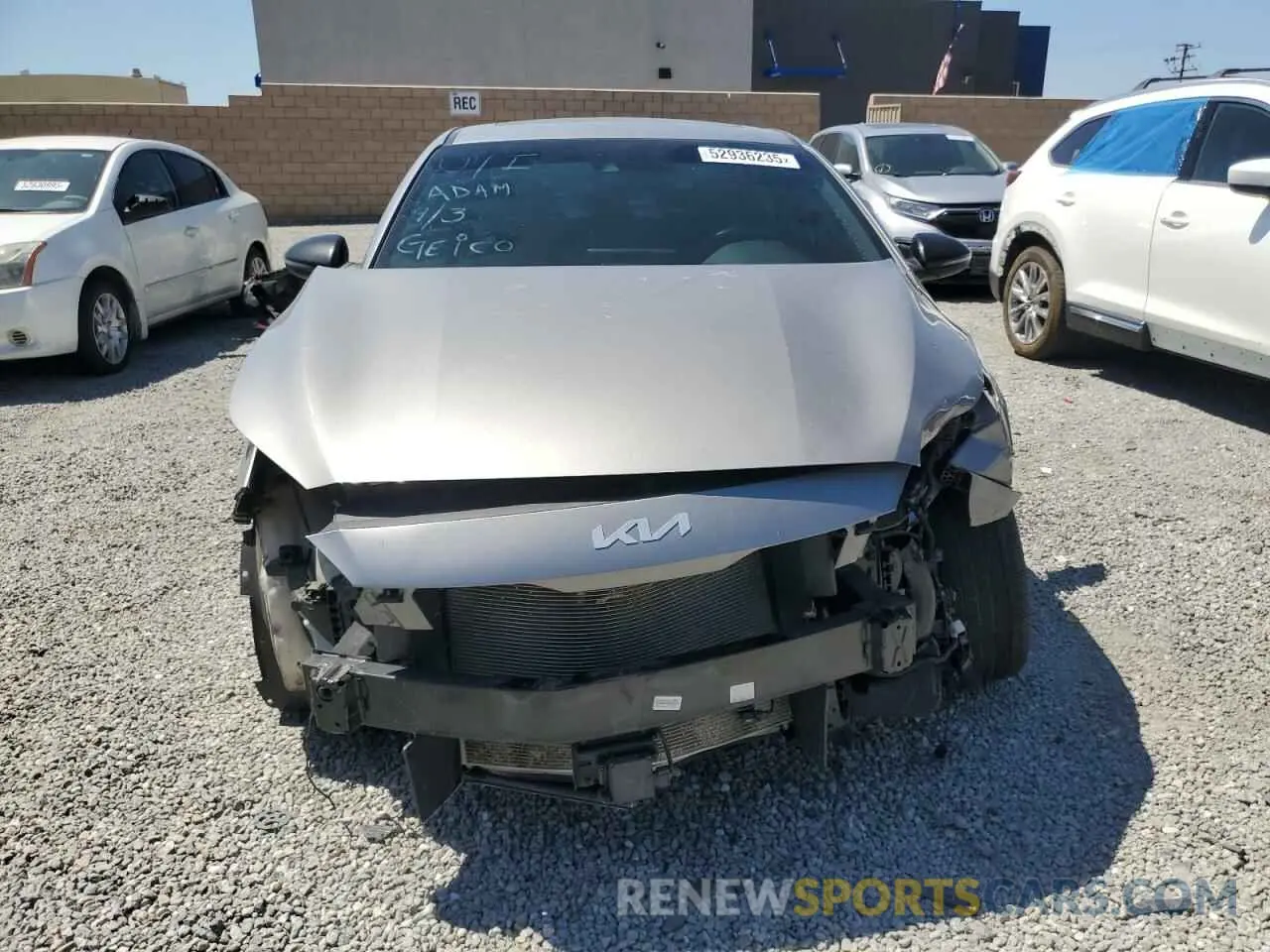 5 fotografías del automóvil dañado 3KPF54AD8PE604384 KIA FORTE 2023