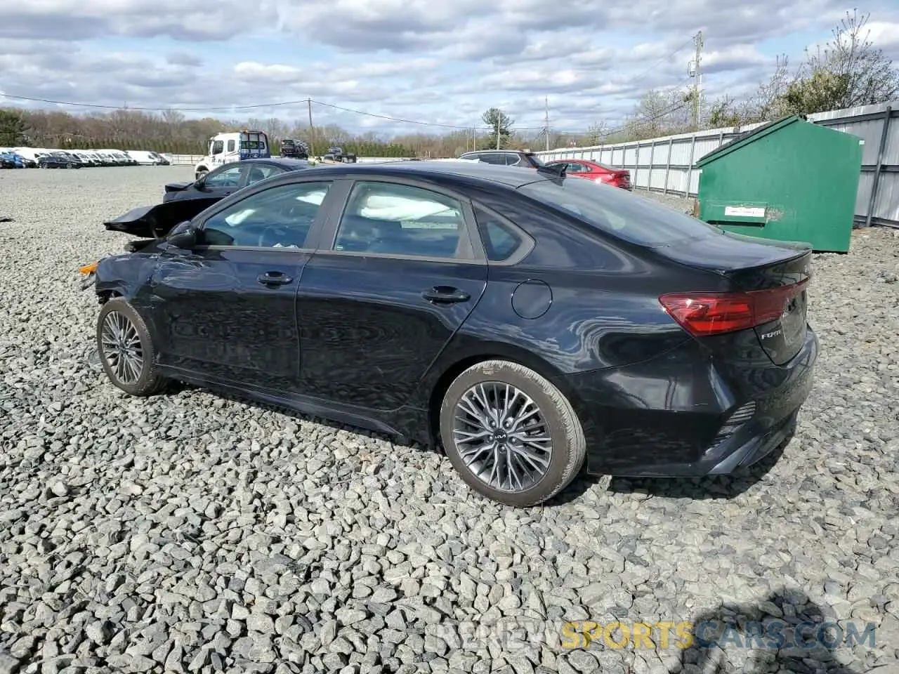 2 fotografías del automóvil dañado 3KPF54AD9PE609416 KIA FORTE 2023