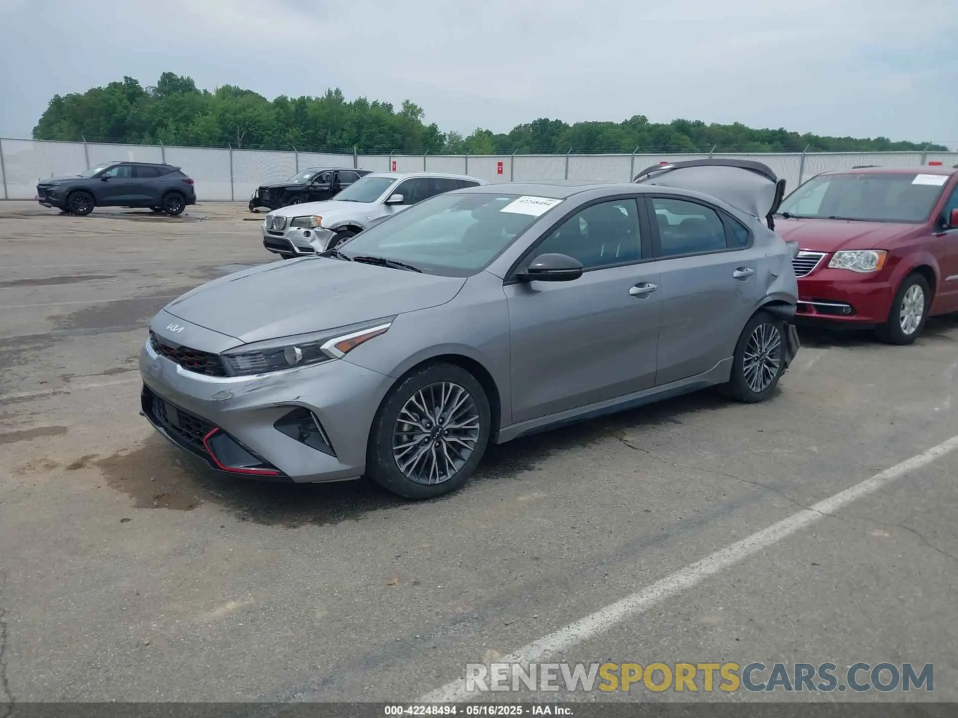 2 fotografías del automóvil dañado 3KPF54AD9PE626250 KIA FORTE 2023
