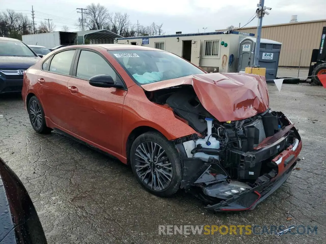 4 fotografías del automóvil dañado 3KPF54ADXPE610087 KIA FORTE 2023