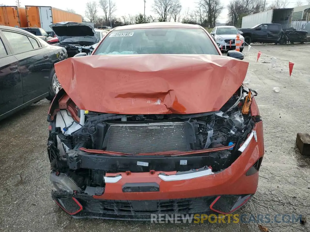 5 fotografías del automóvil dañado 3KPF54ADXPE610087 KIA FORTE 2023