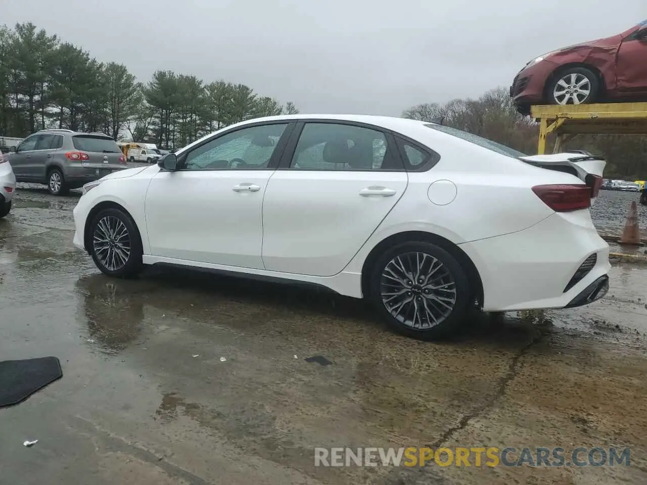 2 fotografías del automóvil dañado 3KPF54ADXPE646605 KIA FORTE 2023