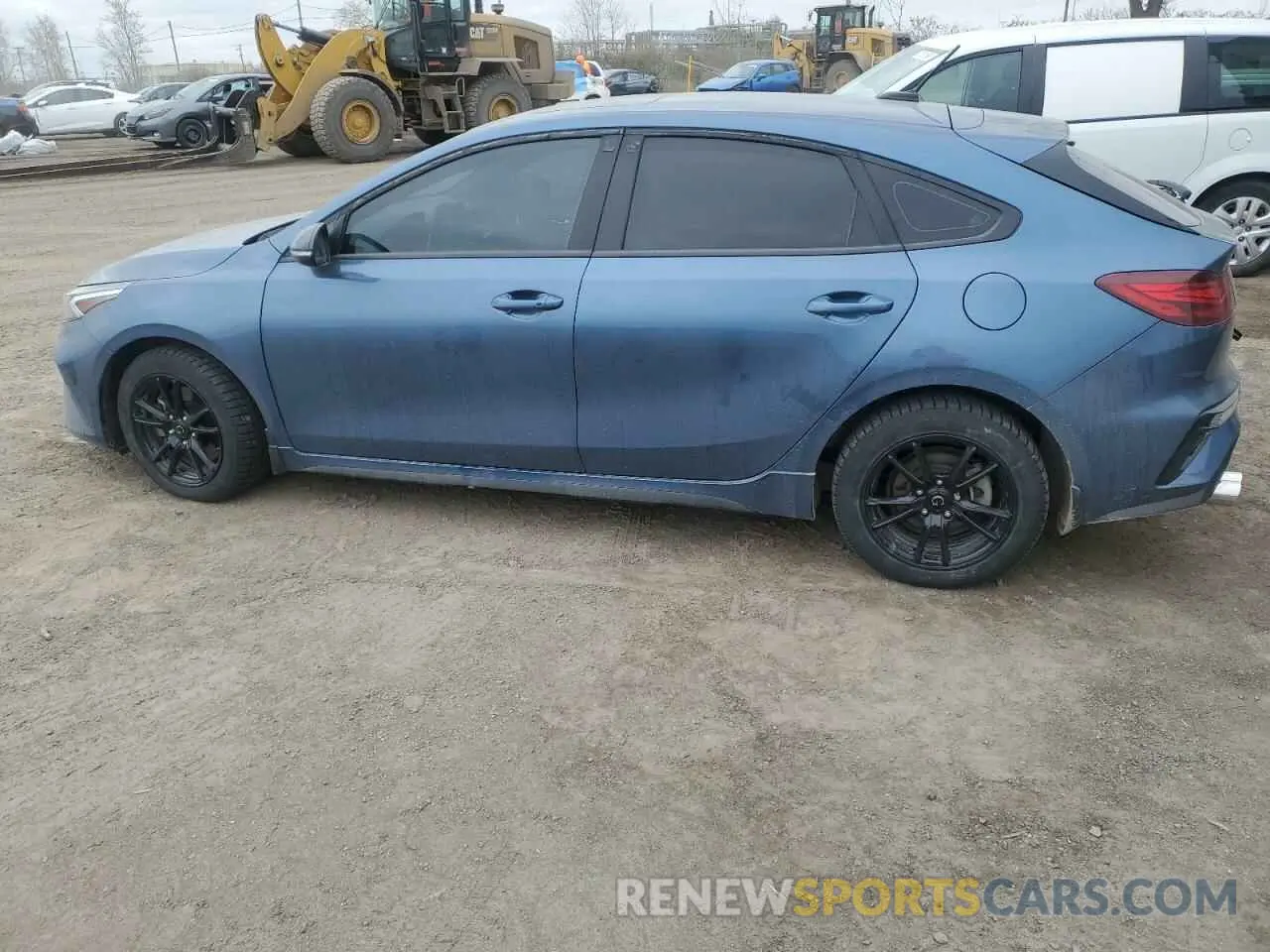 2 fotografías del automóvil dañado KNAF45A72P5160348 KIA FORTE 2023