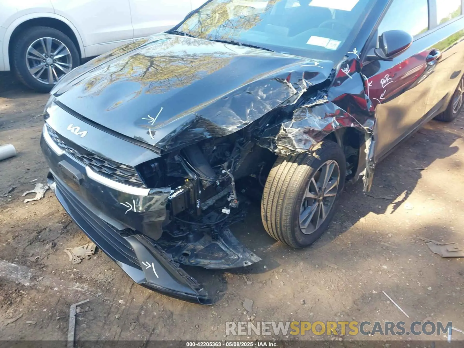 6 fotografías del automóvil dañado 3KPF24AD1RE758267 KIA FORTE 2024