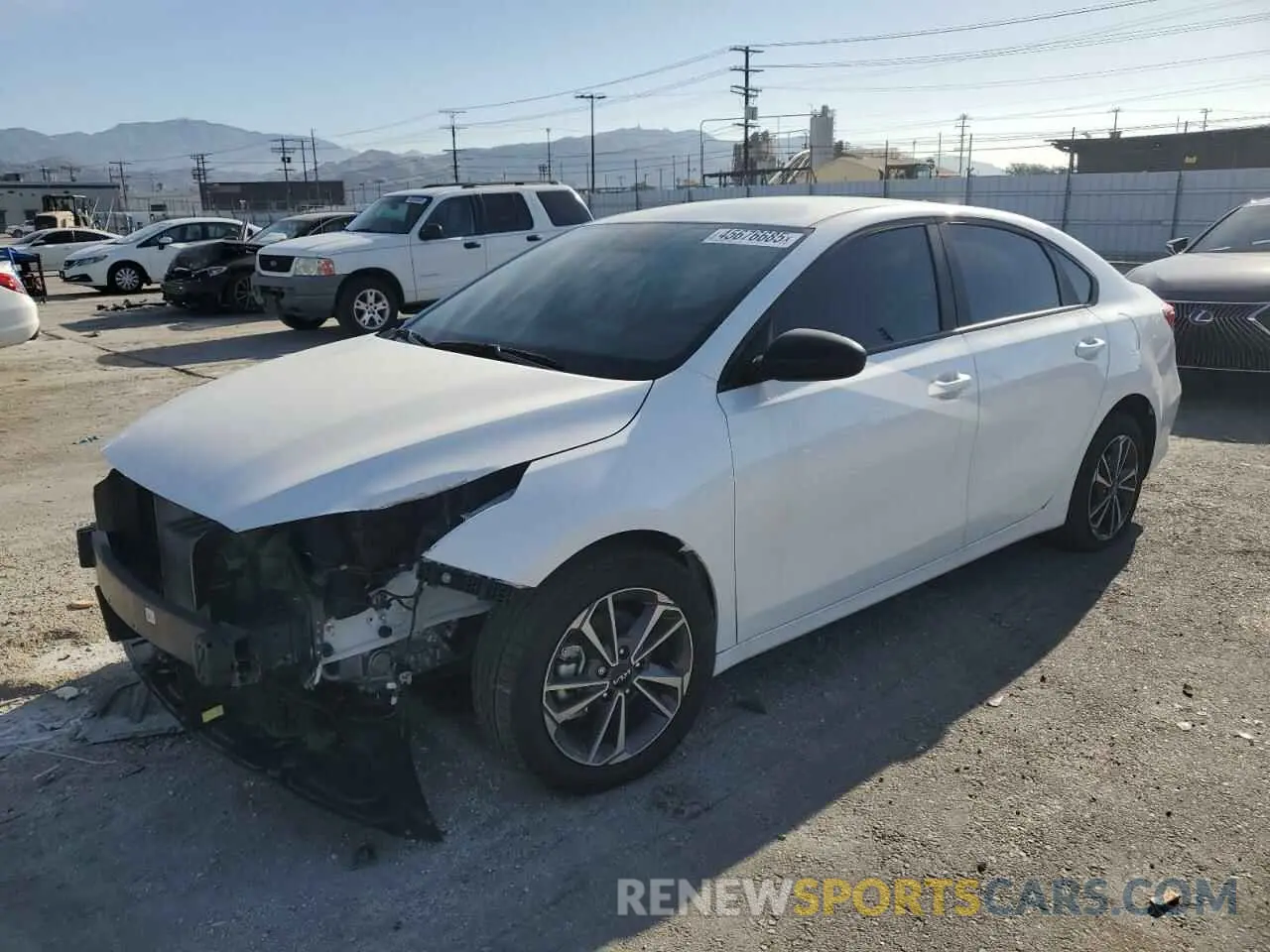1 fotografías del automóvil dañado 3KPF24AD2RE737444 KIA FORTE 2024