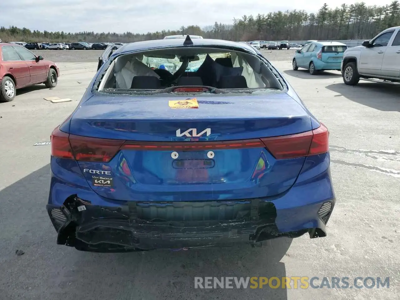 6 fotografías del automóvil dañado 3KPF24AD2RE763283 KIA FORTE 2024