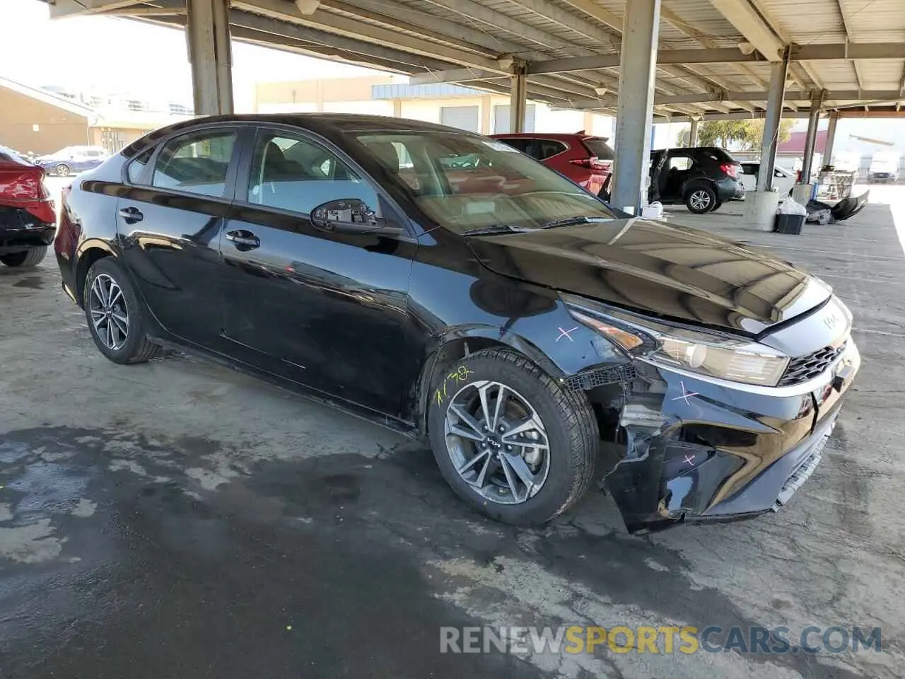 4 fotografías del automóvil dañado 3KPF24AD5RE741374 KIA FORTE 2024