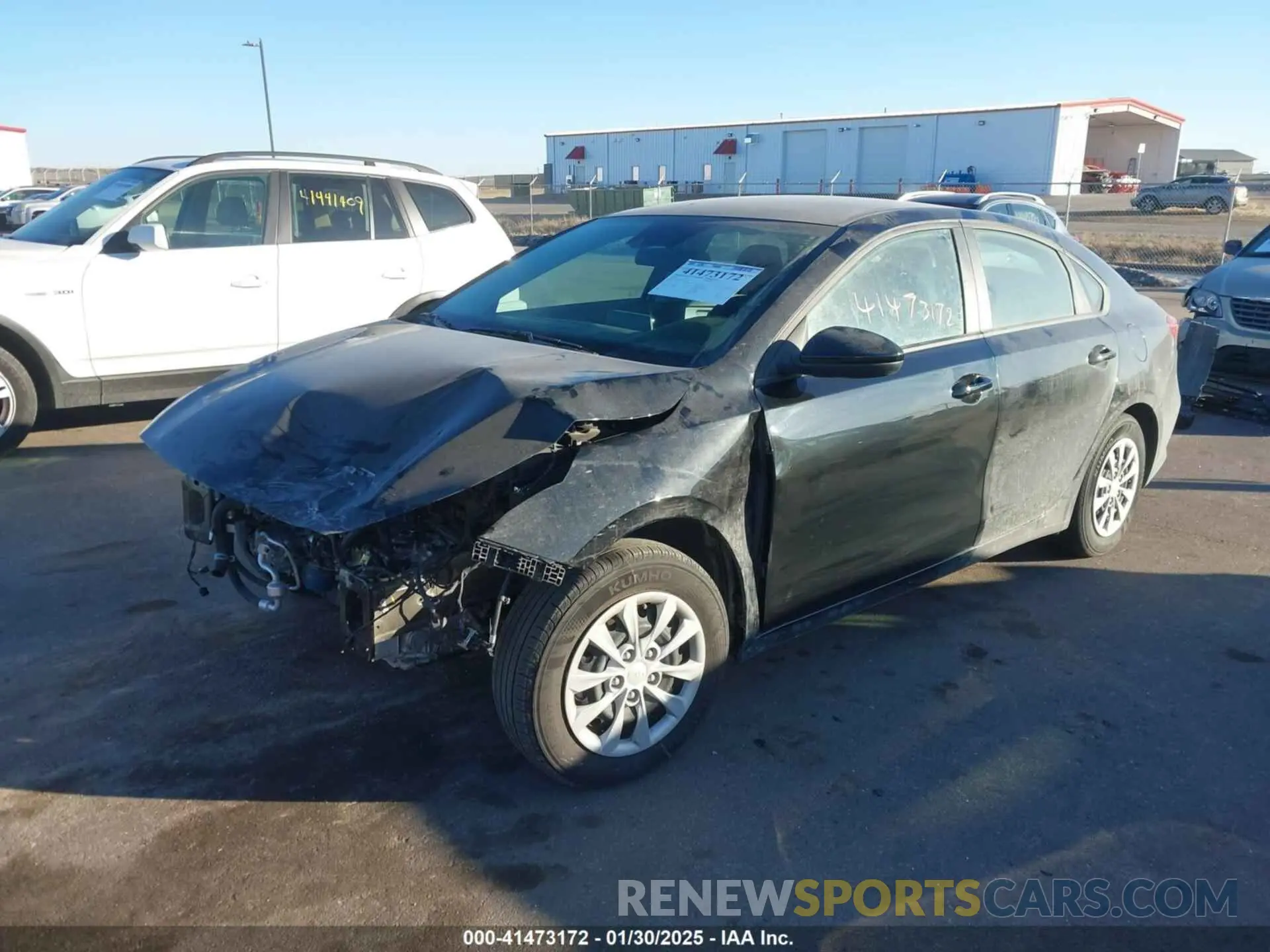 2 fotografías del automóvil dañado 3KPF24AD5RE753136 KIA FORTE 2024
