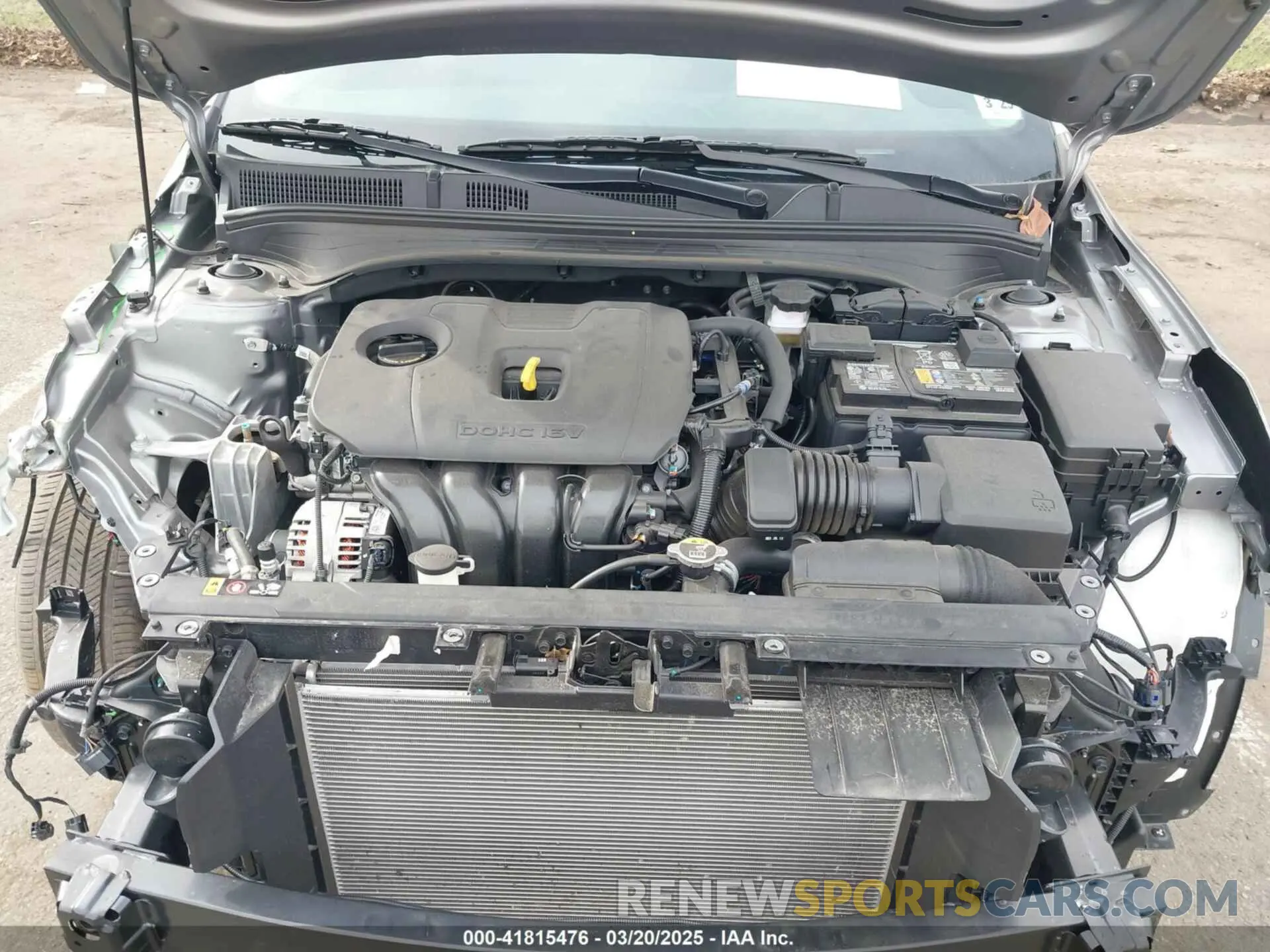 10 fotografías del automóvil dañado 3KPF24AD7RE706870 KIA FORTE 2024