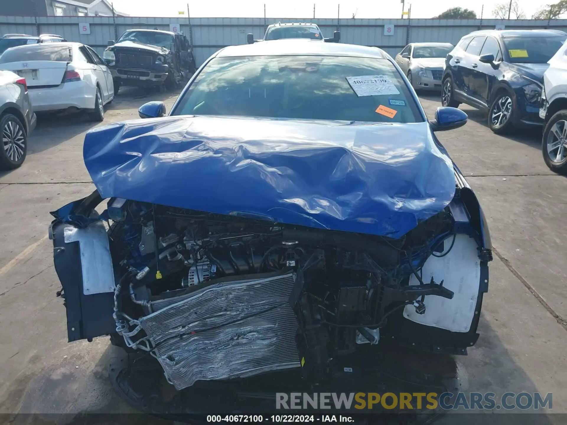 13 fotografías del automóvil dañado 3KPF24AD7RE830816 KIA FORTE 2024
