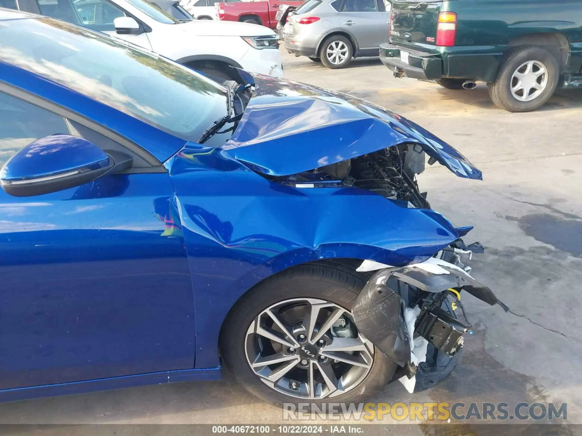 18 fotografías del automóvil dañado 3KPF24AD7RE830816 KIA FORTE 2024