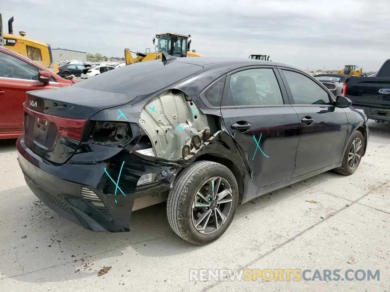 3 fotografías del automóvil dañado 3KPF24AD9RE726361 KIA FORTE 2024