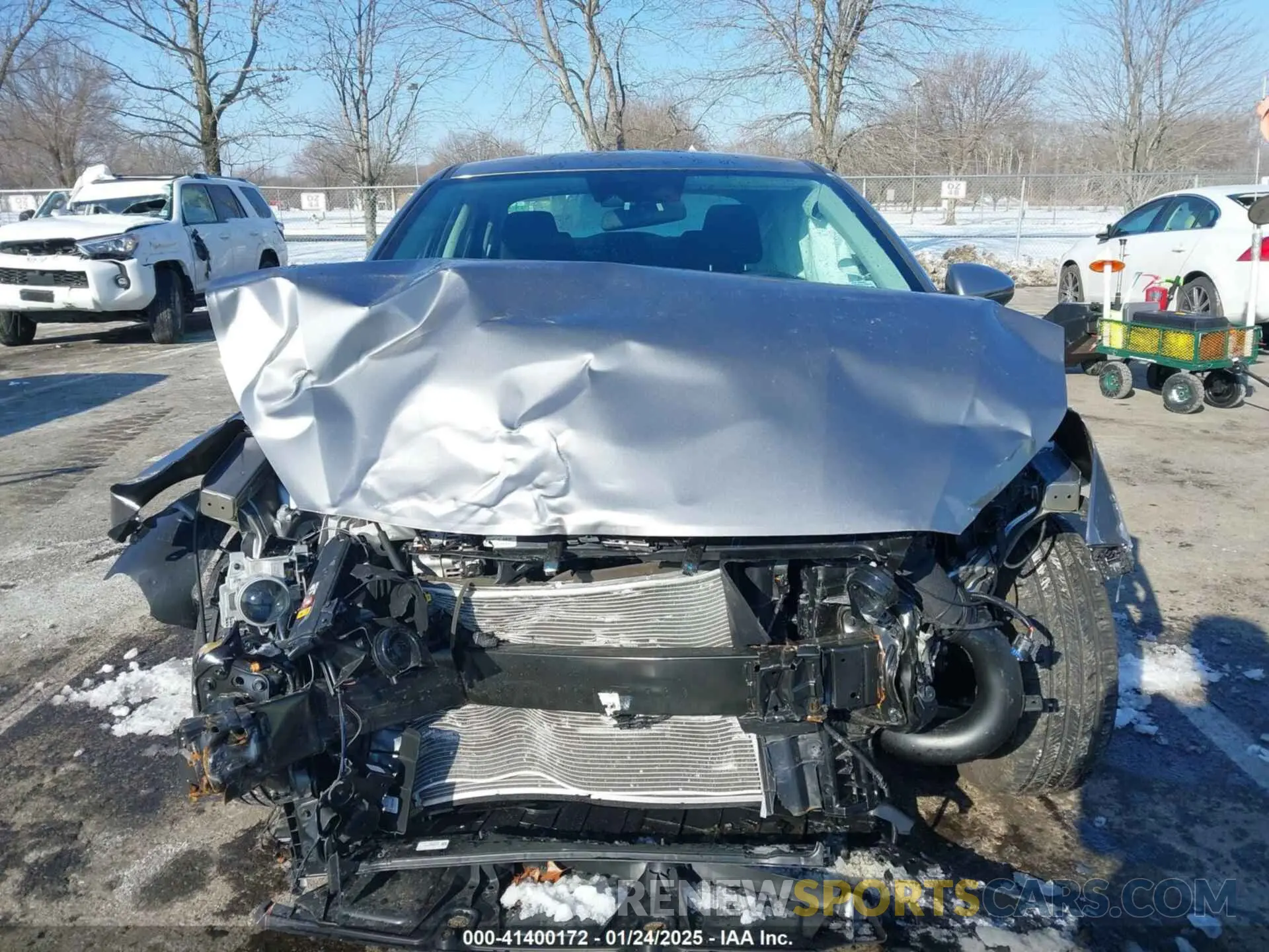 12 fotografías del automóvil dañado 3KPF24AD9RE836164 KIA FORTE 2024