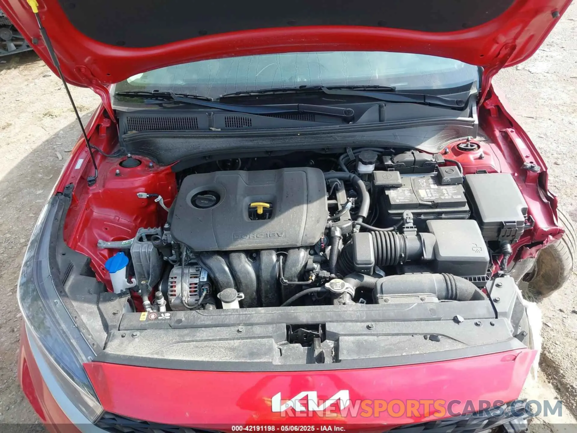 10 fotografías del automóvil dañado 3KPF24ADXRE821351 KIA FORTE 2024