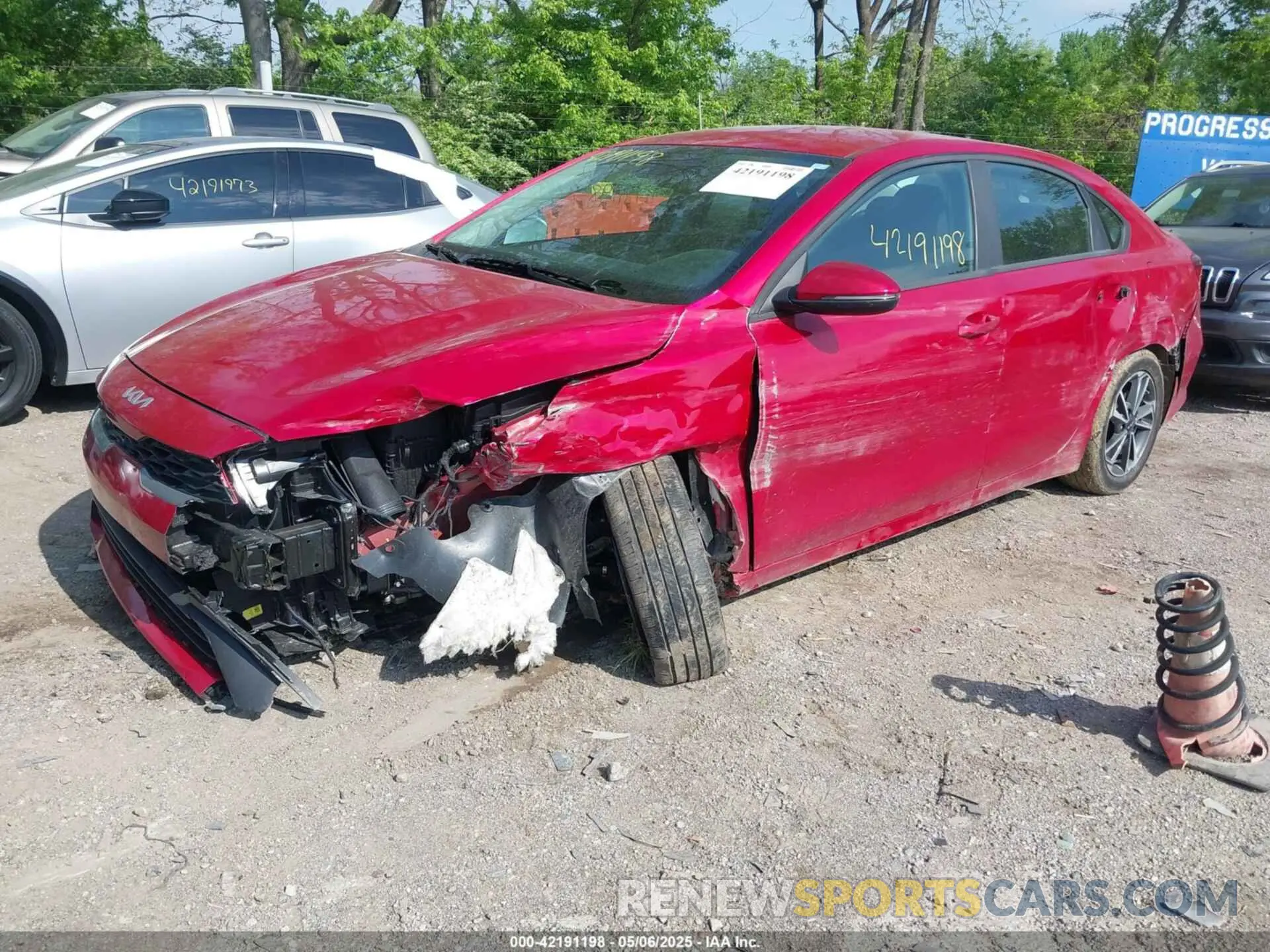 6 fotografías del automóvil dañado 3KPF24ADXRE821351 KIA FORTE 2024