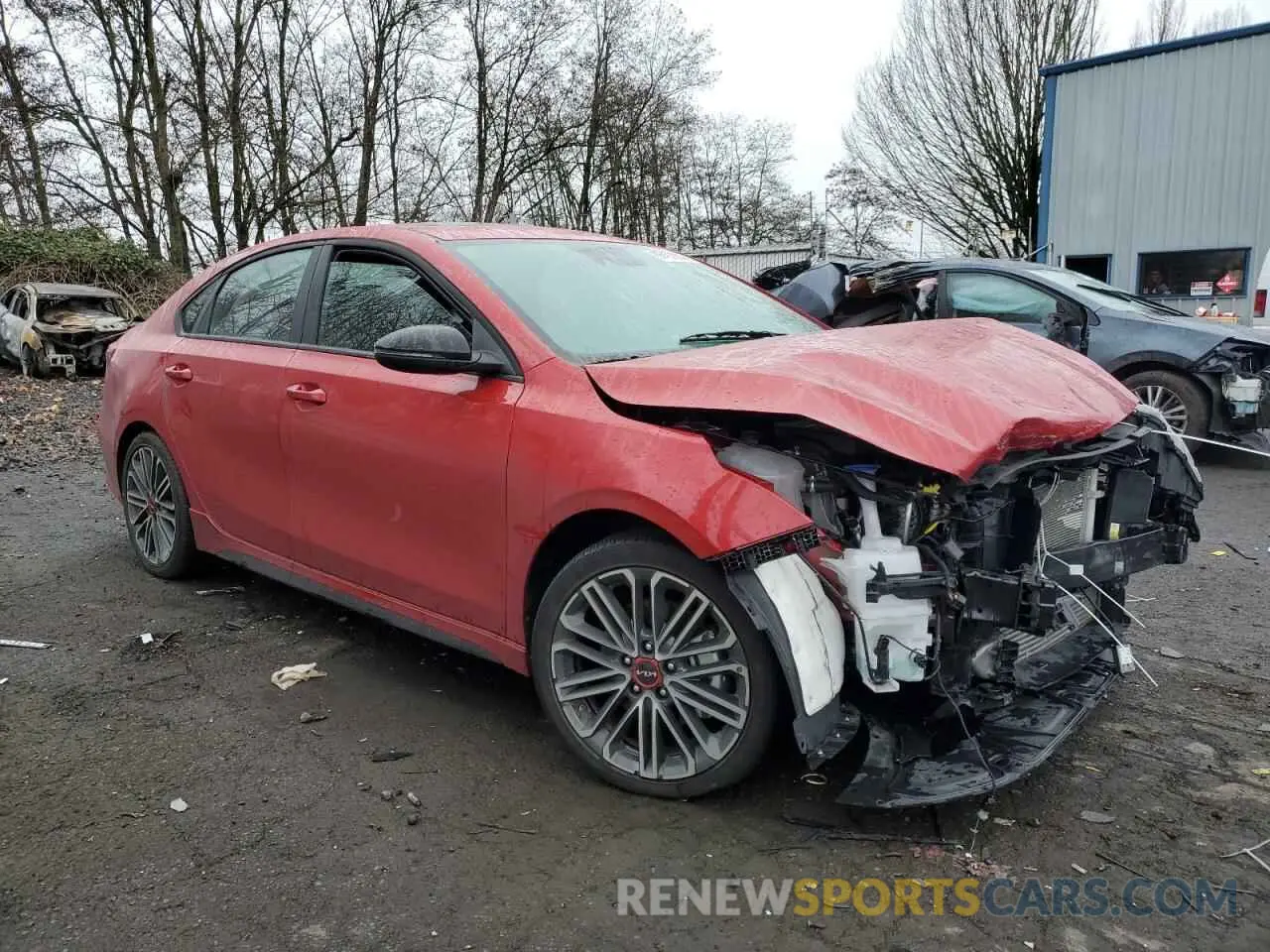 4 fotografías del automóvil dañado 3KPF44AC7RE797320 KIA FORTE 2024