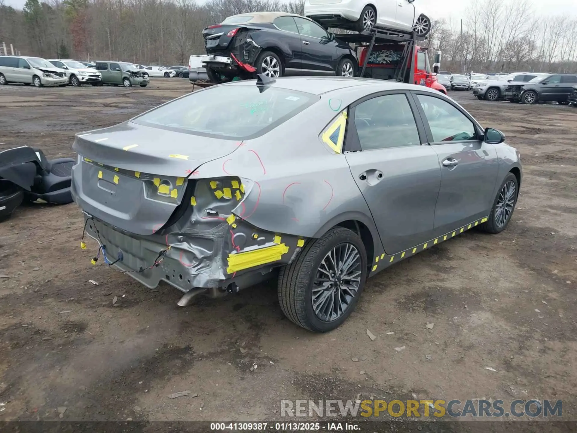 4 fotografías del automóvil dañado 3KPF54AD2RE746605 KIA FORTE 2024