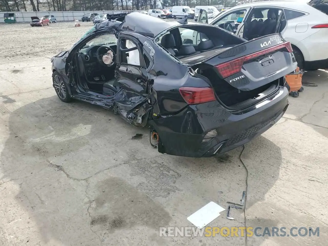 2 fotografías del automóvil dañado 3KPF54AD7RE760709 KIA FORTE 2024