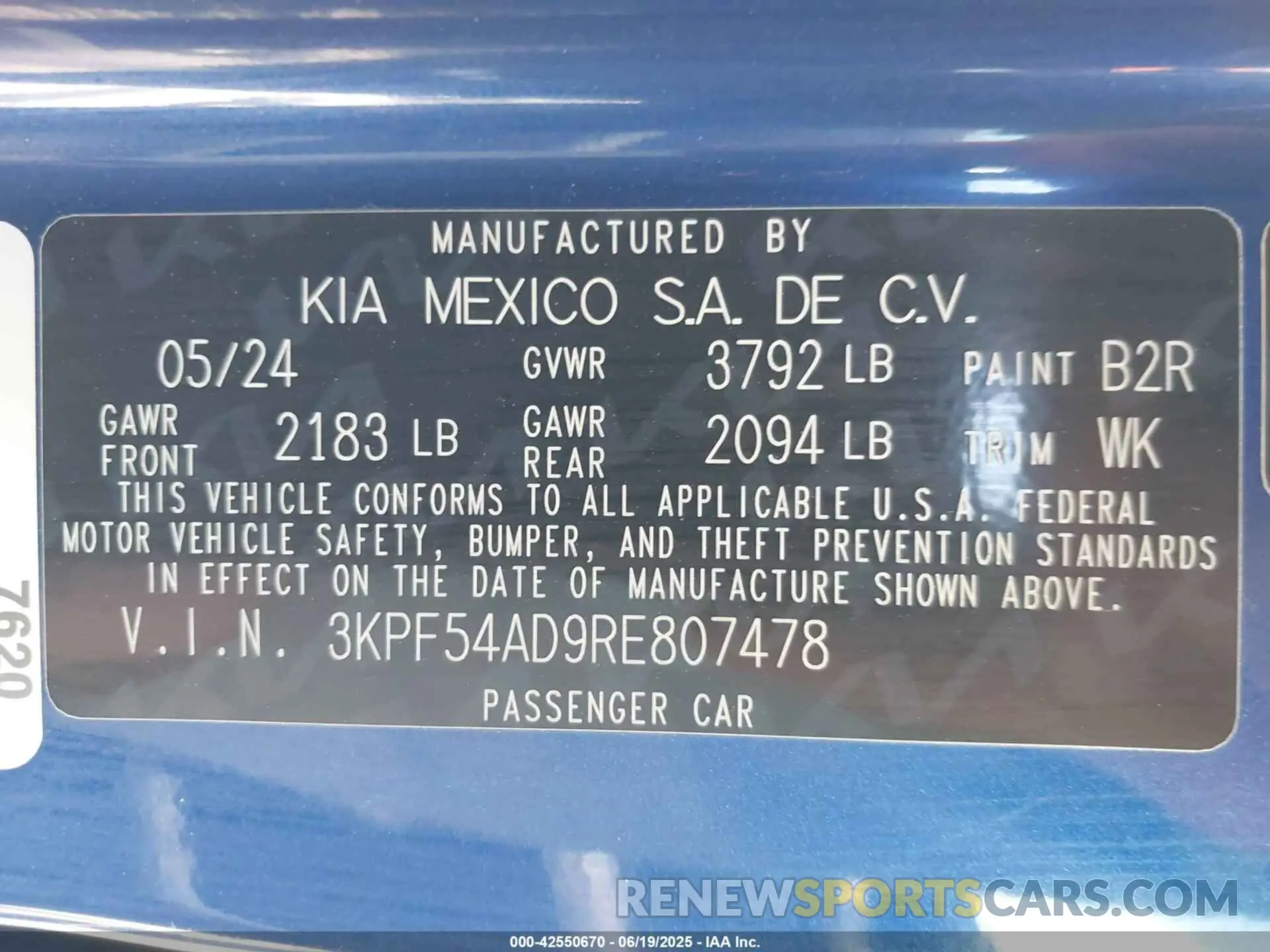 9 fotografías del automóvil dañado 3KPF54AD9RE807478 KIA FORTE 2024