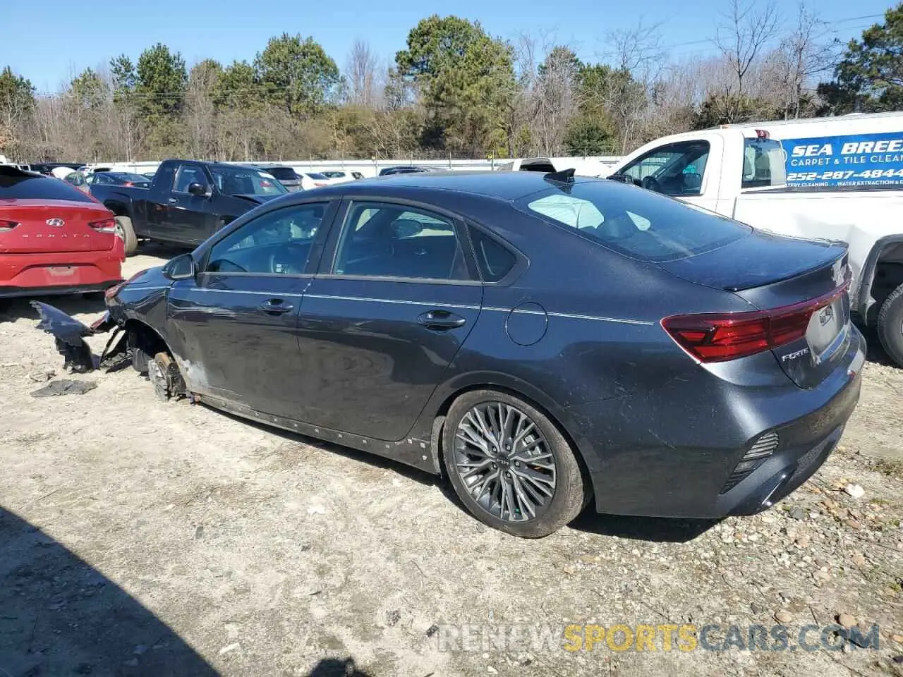 2 fotografías del automóvil dañado 3KPF54ADXRE751499 KIA FORTE 2024