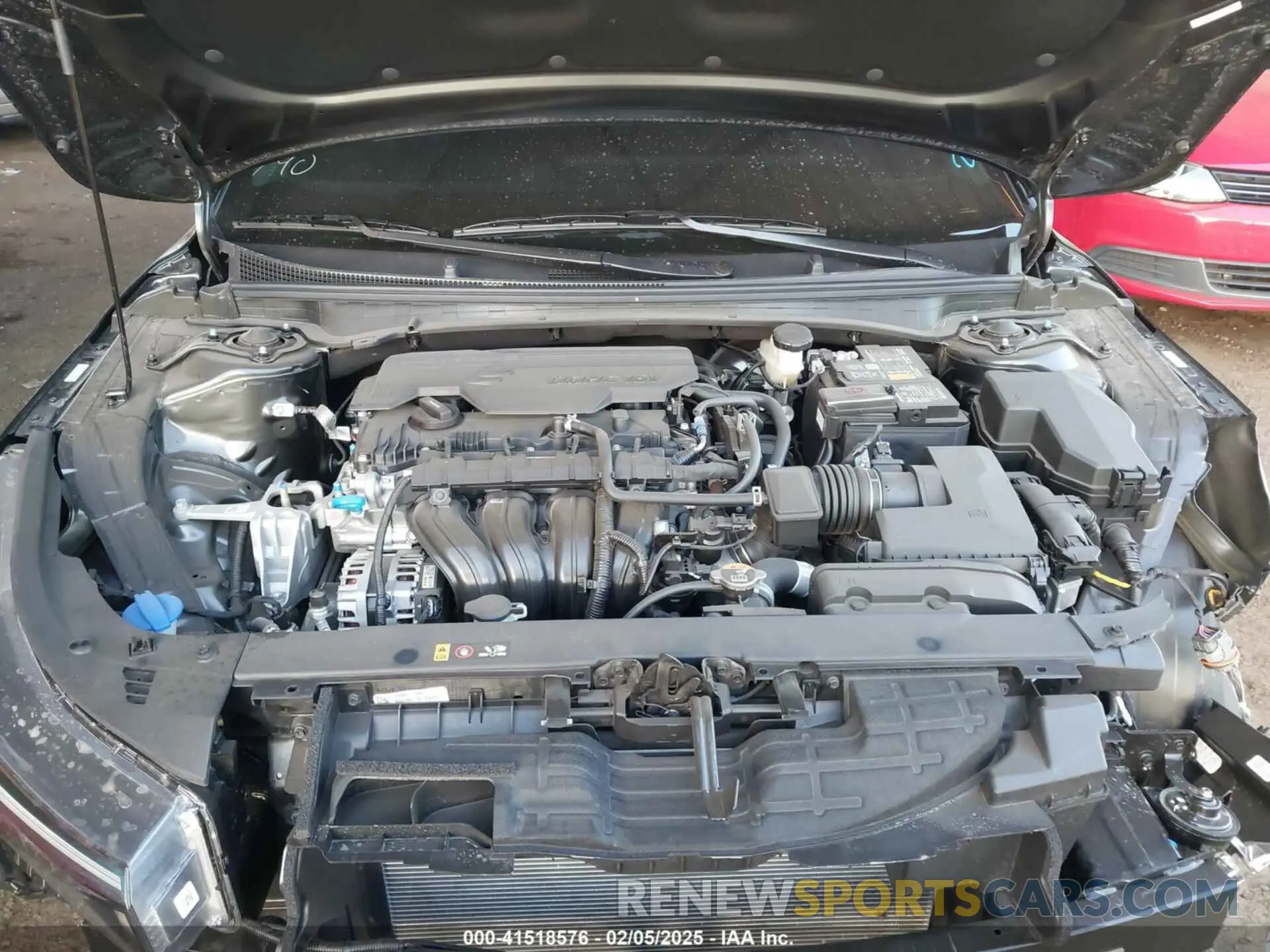 10 fotografías del automóvil dañado 3KPFT4DE5SE036436 KIA K4 2025