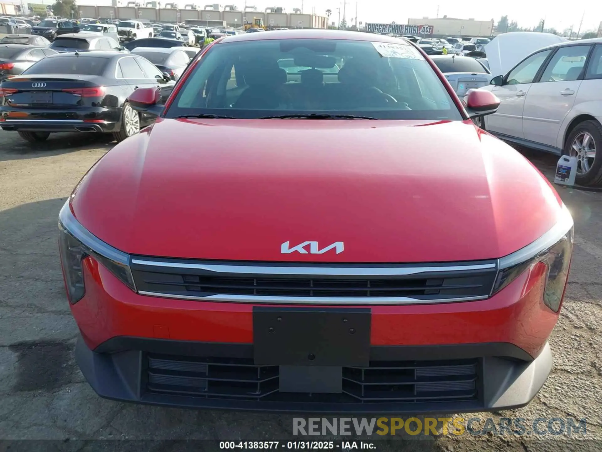 12 fotografías del automóvil dañado 3KPFT4DE9SE046175 KIA K4 2025