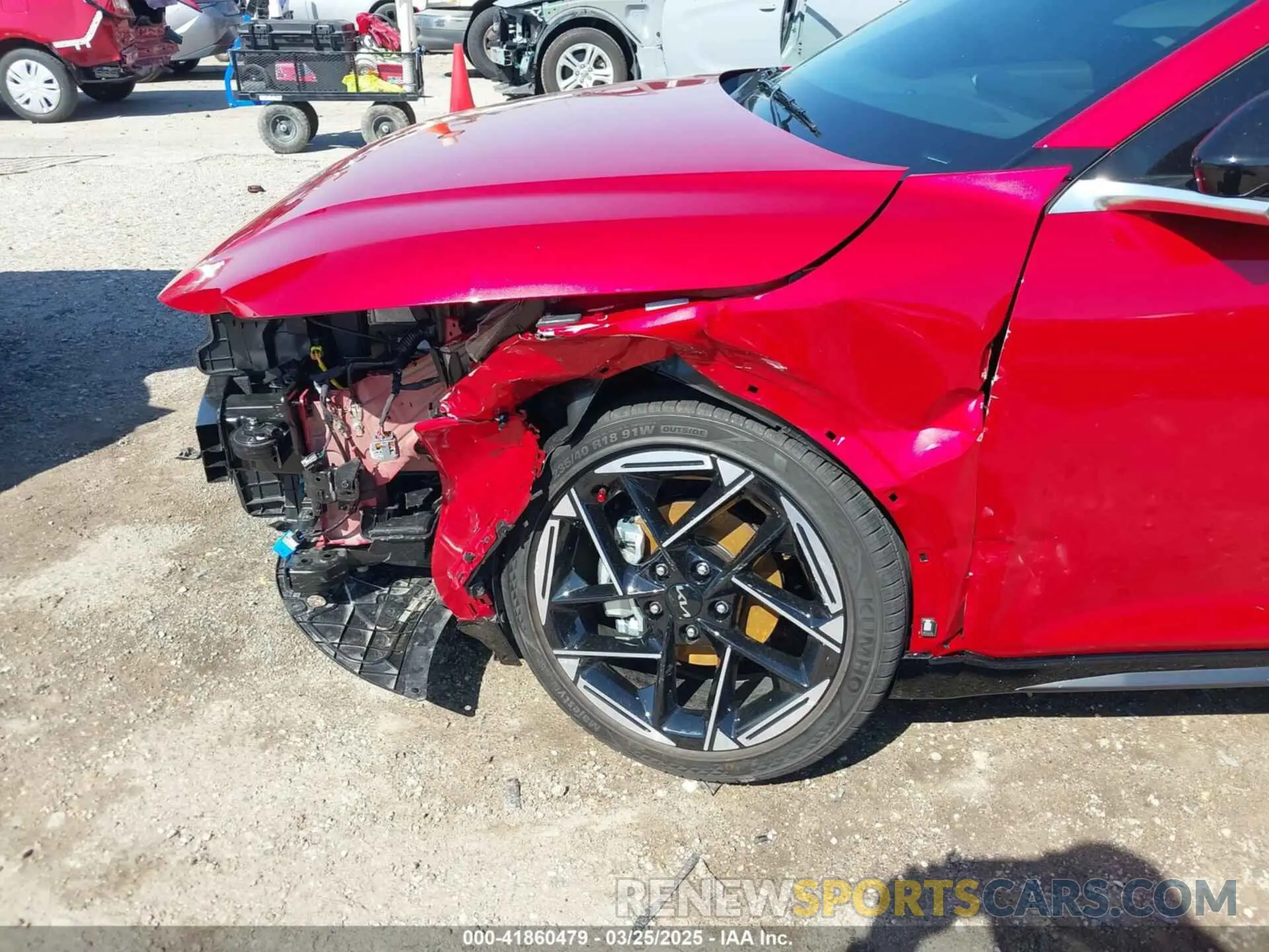 18 fotografías del automóvil dañado 3KPFW4DE8SE079207 KIA K4 2025