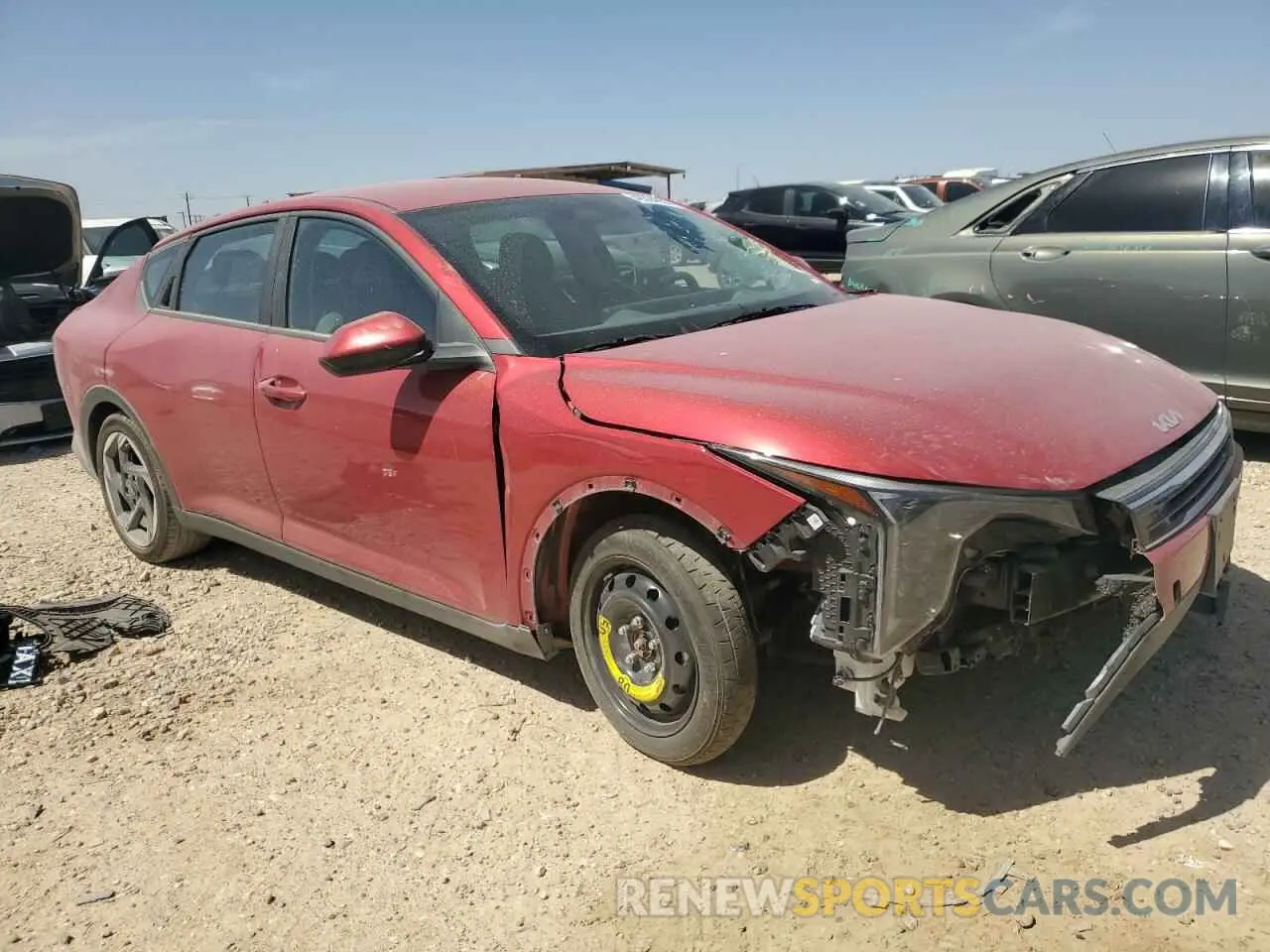 4 fotografías del automóvil dañado 3KPFU4DE4SE008091 KIA K4 EX 2025