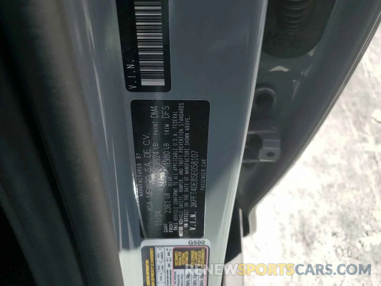 13 fotografías del automóvil dañado 3KPFT4DE8SE058107 KIA K4 LX 2025