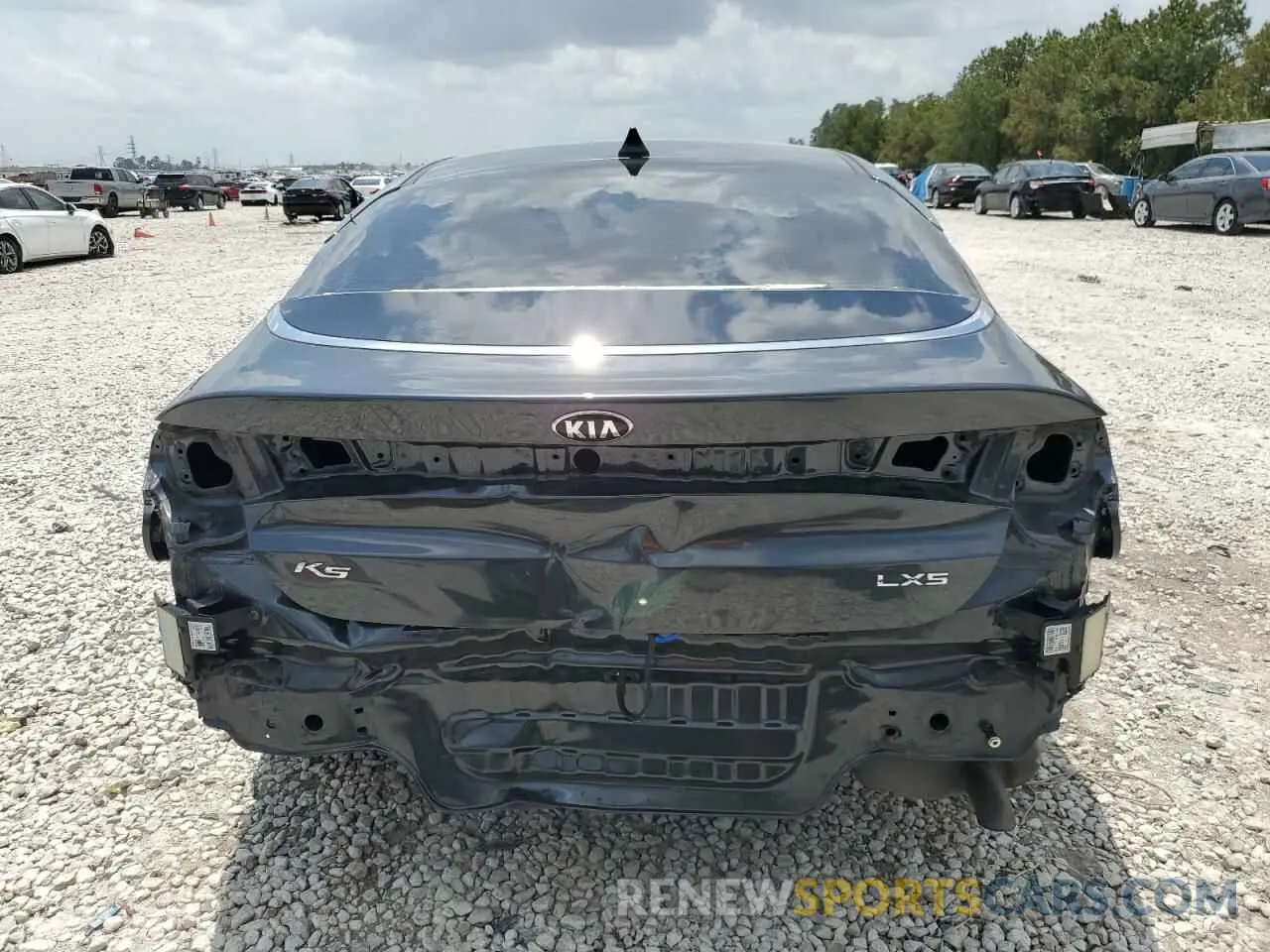6 fotografías del automóvil dañado 5XXG14J20MG006419 KIA K5 2021