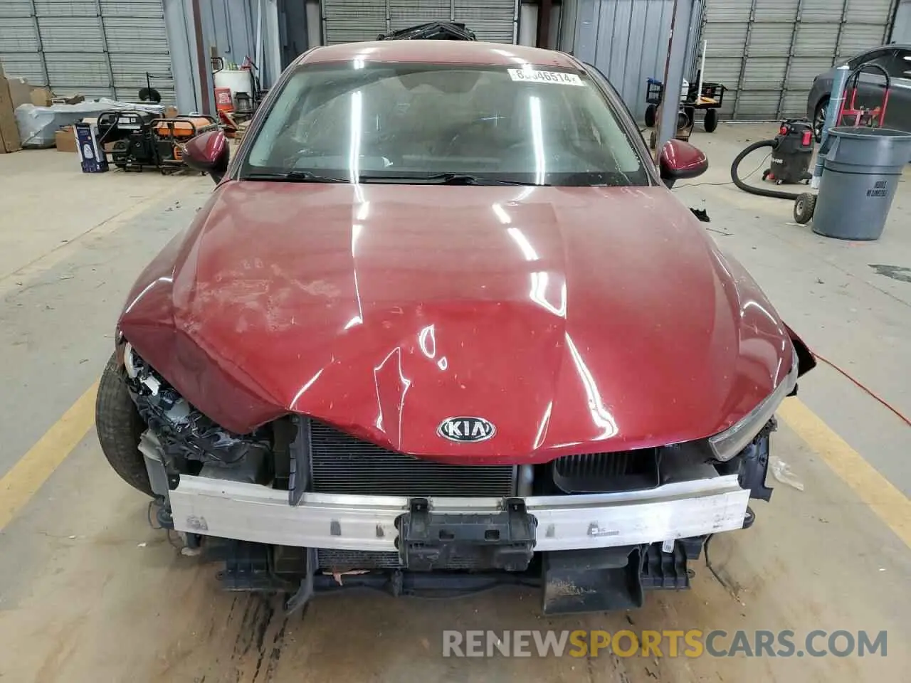 5 fotografías del automóvil dañado 5XXG14J20MG058164 KIA K5 2021