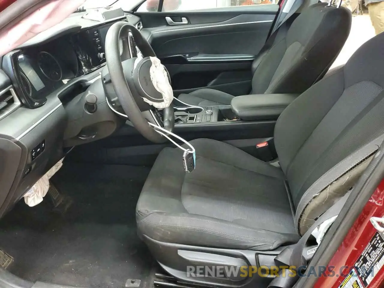 7 fotografías del automóvil dañado 5XXG14J20MG058164 KIA K5 2021
