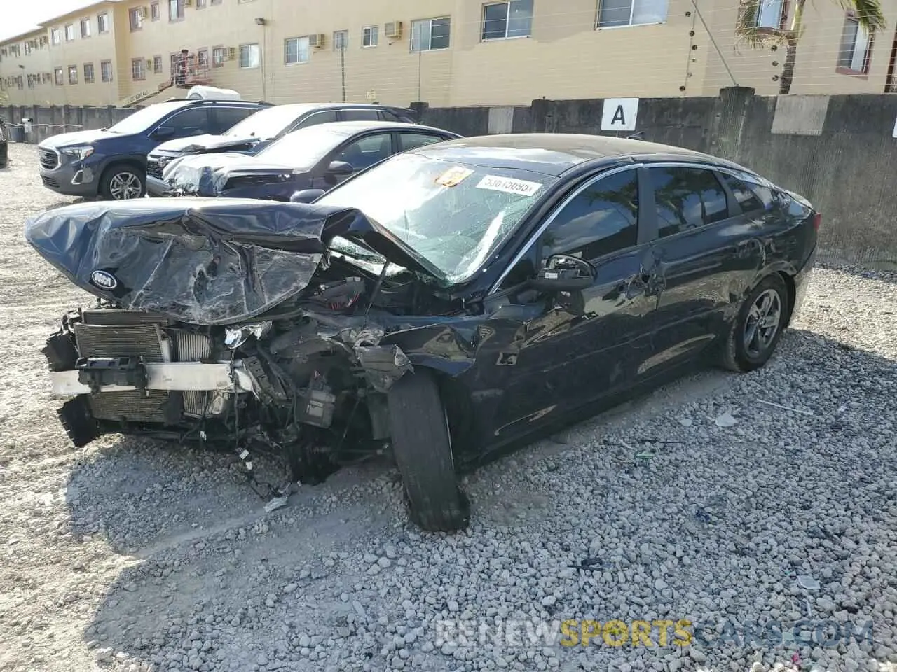 1 fotografías del automóvil dañado 5XXG14J20MG074512 KIA K5 2021