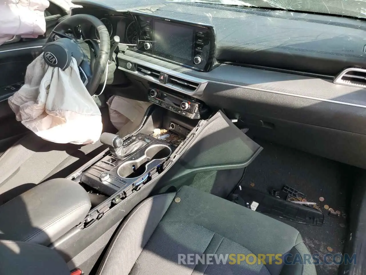 8 fotografías del automóvil dañado 5XXG14J20MG074512 KIA K5 2021