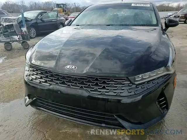 13 fotografías del automóvil dañado 5XXG14J21MG015727 KIA K5 2021
