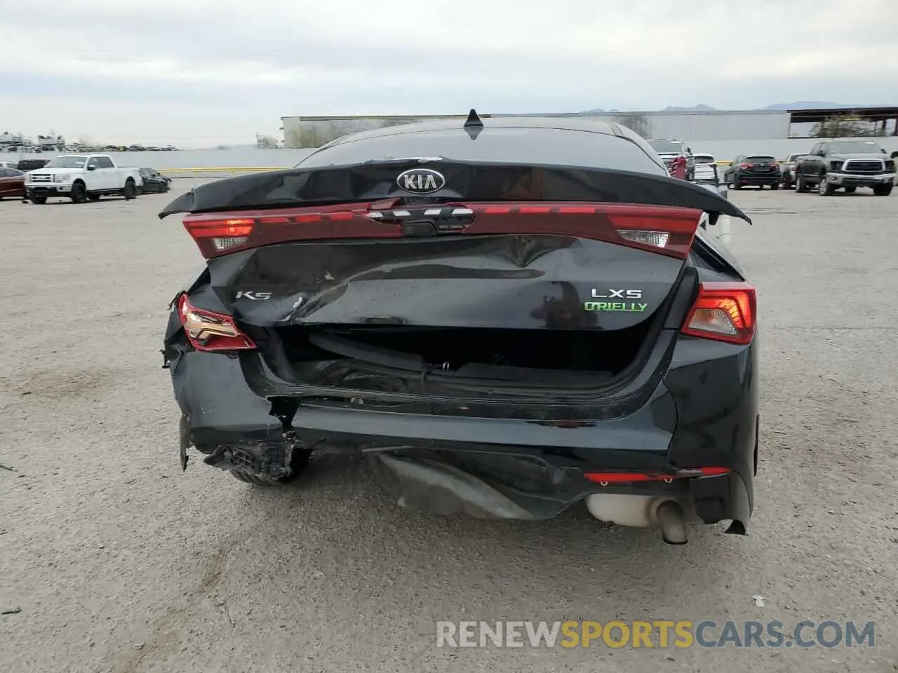 6 fotografías del automóvil dañado 5XXG14J21MG043401 KIA K5 2021