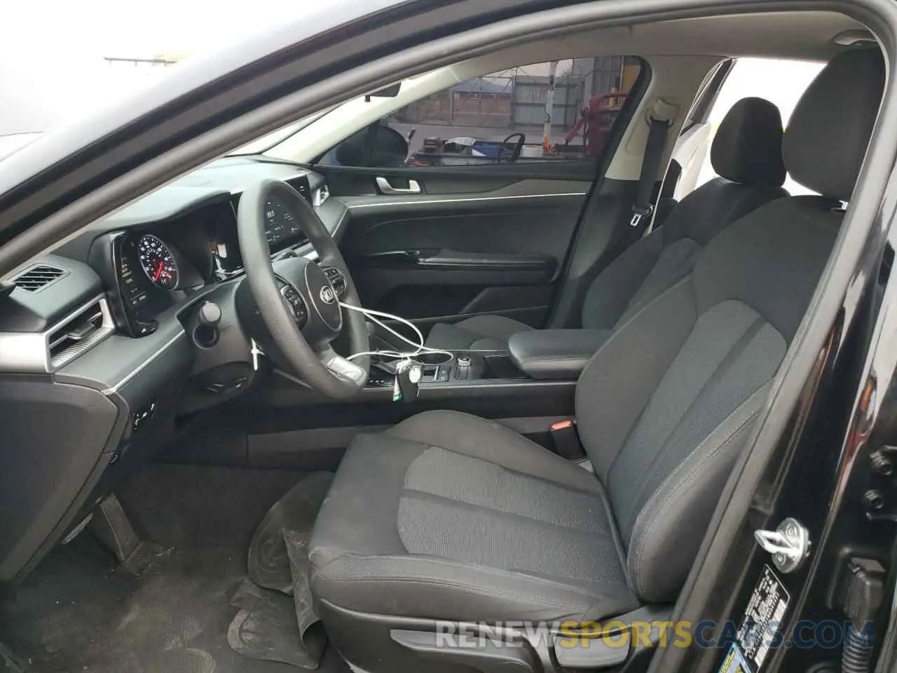 7 fotografías del automóvil dañado 5XXG14J21MG043401 KIA K5 2021