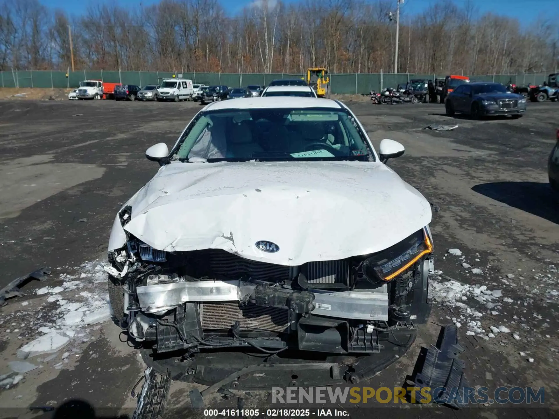 12 fotografías del automóvil dañado 5XXG14J21MG050168 KIA K5 2021