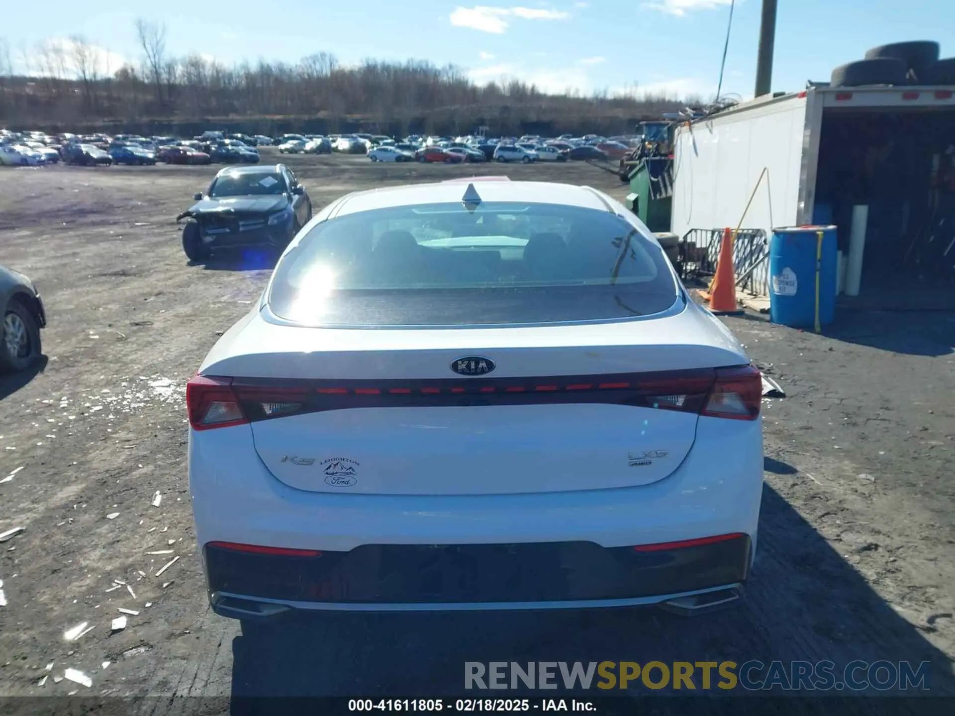 16 fotografías del automóvil dañado 5XXG14J21MG050168 KIA K5 2021