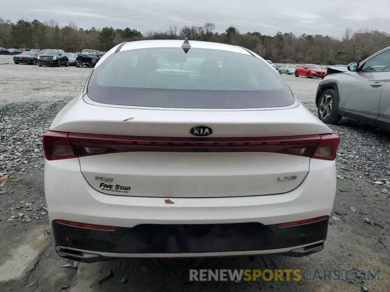 6 fotografías del automóvil dañado 5XXG14J21MG062014 KIA K5 2021