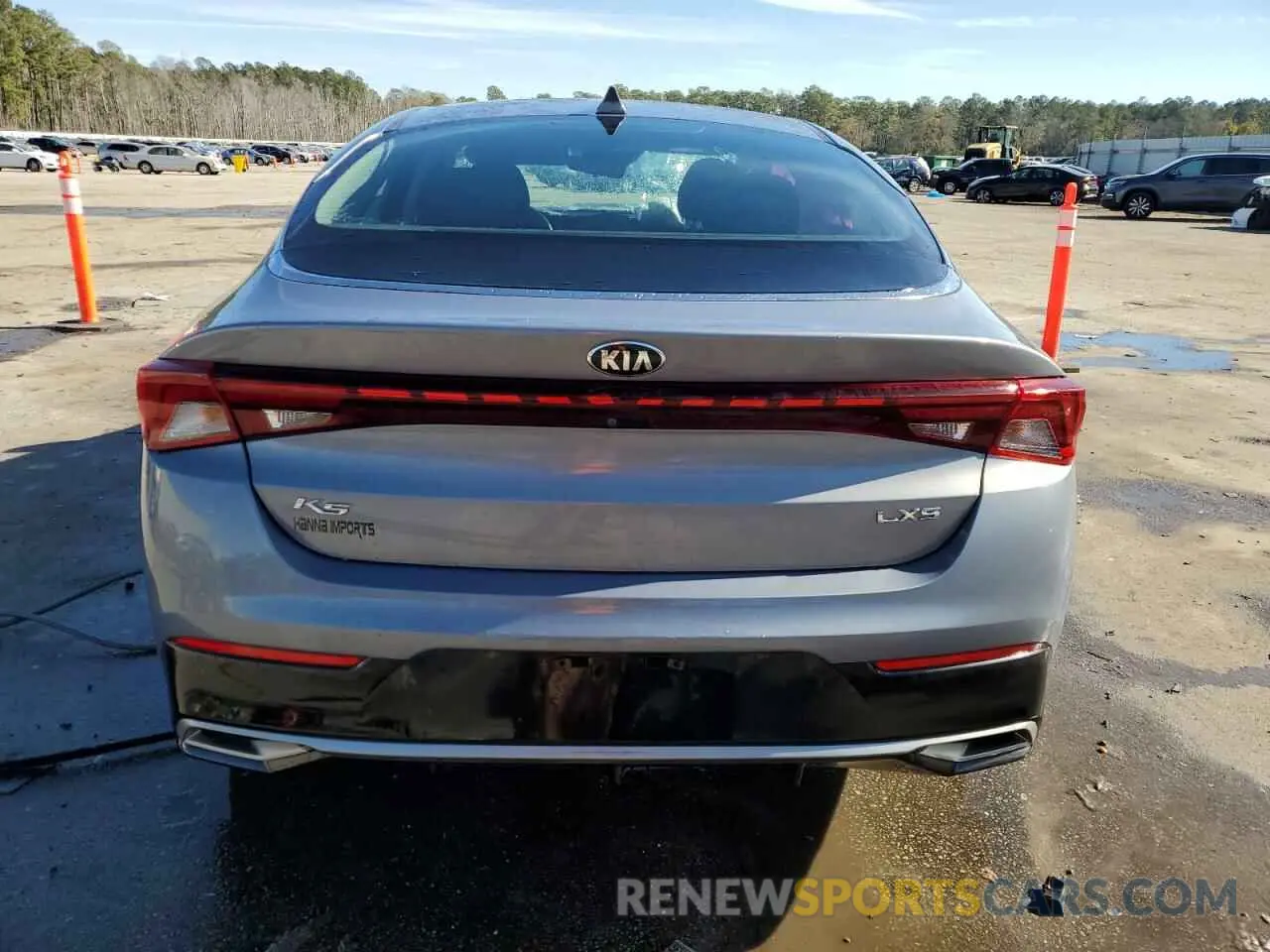 6 fotografías del automóvil dañado 5XXG14J21MG071845 KIA K5 2021