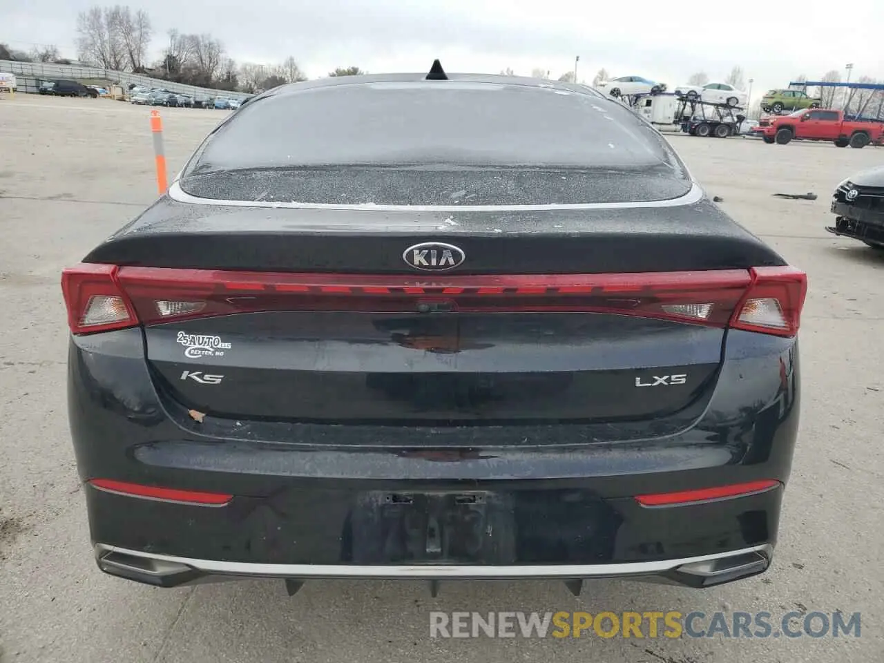 6 fotografías del automóvil dañado 5XXG14J22MG001366 KIA K5 2021